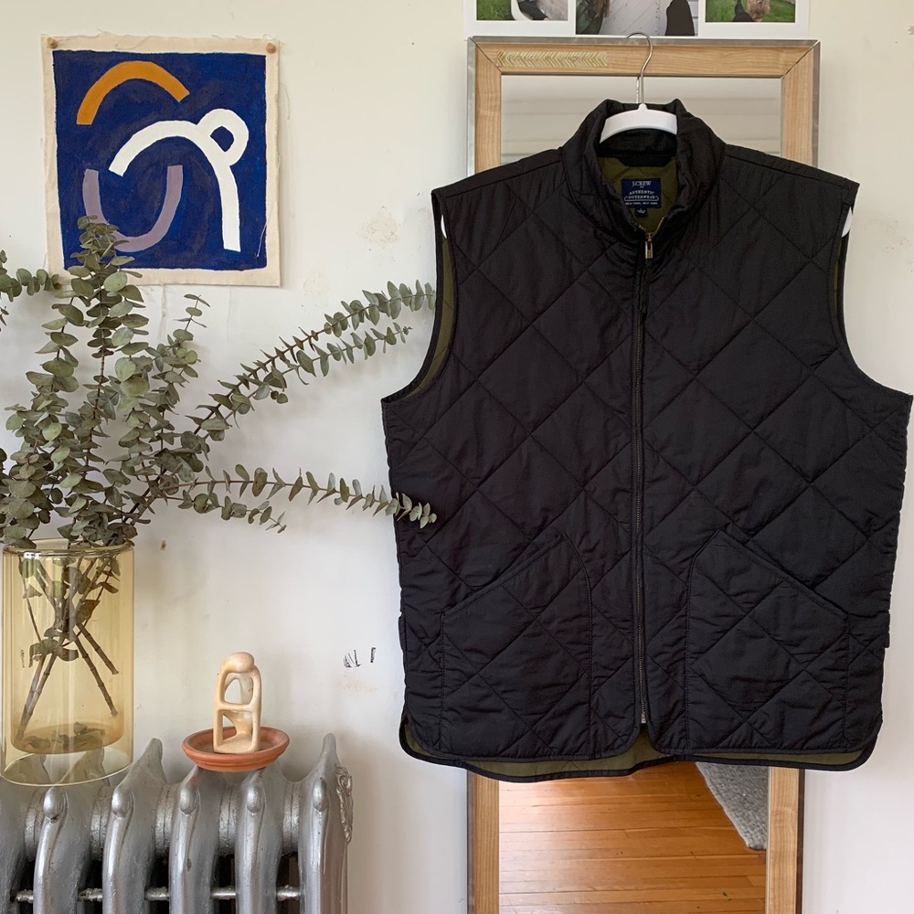 J.Crew classic black vest